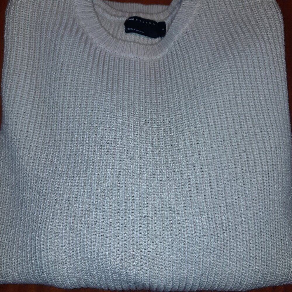 ASOS Design Mens Crew Neck Ribbed Sweater - L